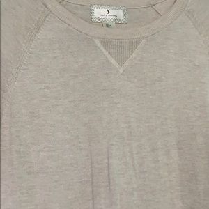 Cream light long sleeve sweater